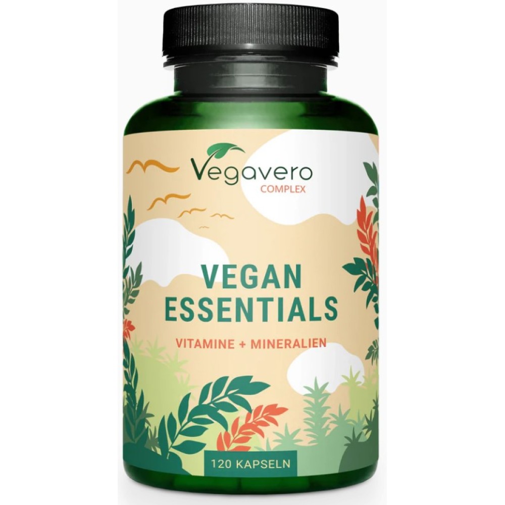 Vegan Essentials комплекс тщательно подобранных витаминов и минералов, адаптированных под потребности растительного питания. Cпособствует поддержанию уровня энергии, иммунной системы и общего самочувствия.
