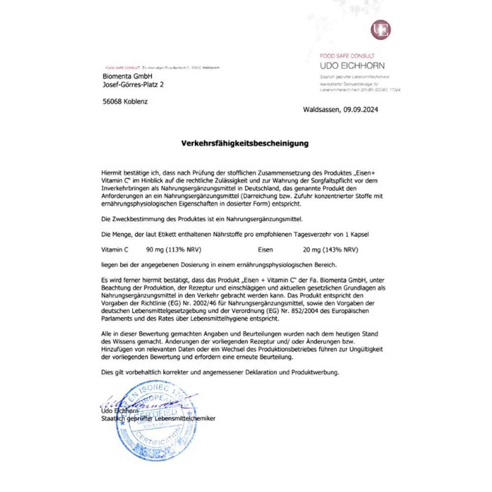 Железо с натуральным витамином C способствует лучшему усвоению, поддерживает энергию, иммунитет и снижает усталость. Подходит для ежедневного восполнения дефицита железа.