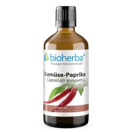 Жидкая настойка с экстрактом овощного перца Capsicum annuum и витамином B6. Удобная формула без алкоголя поддерживает нормальное образование красных кровяных телец.