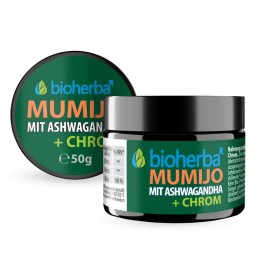 Mumijo Shilajit с Ашвагандхой 600 мг — натуральная пищевая добавка для энергии, поддержки обмена веществ и укрепления организма, удобная в порошковой форме для ежедневного приема.
