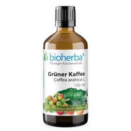Капли зелёного кофе с витамином B6 и растительным экстрактом Coffea arabica L. для ежедневного применения. Удобная жидкая форма для поддержки энергетического обмена.