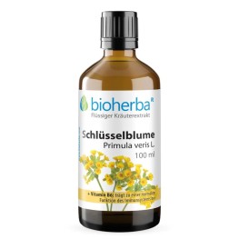 Настойка Primula veris L. с витамином B6 содержит экстракт цветков первоцвета в жидкой безалкогольной форме и подходит для ежедневного применения с поддержкой иммунной системы.