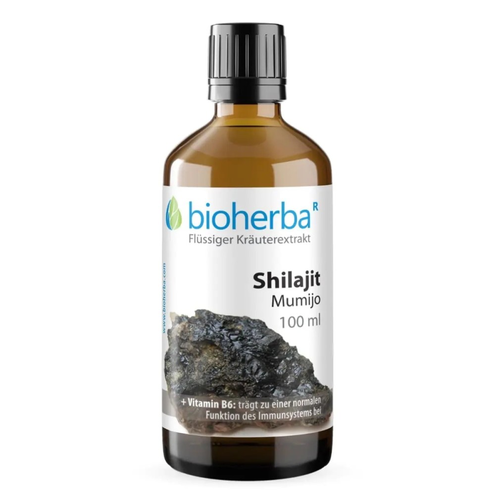 Настойка Shilajit Mumijo с витамином B6 и шилажитом в жидкой форме подходит для ежедневного применения и поддерживает нормальную работу иммунной системы. Настойка Shilajit Mumijo с витамином B6 и шилажитом в жидкой форме подходит для ежедневного применения и поддерживает нормальную работу иммунной системы.