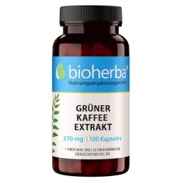 Грин кофе экстракт 370 мг в капсулах с Riboflavin поддерживает энергию, способствует нормальному обмену веществ и подходит для ежедневного растительного пищевого дополнения.