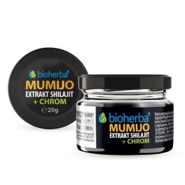 Экстракт мумие Shilajit 600 мг с хромом поддерживает нормальный обмен макронутриентов, удобен в применении, легко растворяется в воде, подходит для ежедневного употребления.