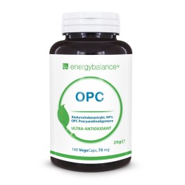 Натуральный комплекс OPC из коры морской сосны с высоким содержанием проантоцианидинов, антиоксидантной поддержкой и веганской формулой без глютена для ежедневного применения.