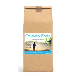 Cellavital® Forte — комплекс с натуральным витамином C, кальцием, железом, медью, марганцем и витаминами группы B. Подходит для ежедневного дополнения рациона, изготовлен в Германии.
