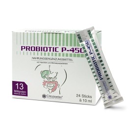 Пробиотический комплекс в стиках с Lactobacillus salivarius и Lactobacillus casei, дополненный витаминами A, D3 и E. Поддерживает баланс кишечной микрофлоры и ежедневное питание.