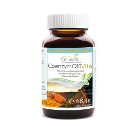 Коэнзим Q10 с куркумой, чёрным перцем, медью и марганцем. Содержит биодоступную форму Q10 и компоненты, дополняющие ежедневный рацион взрослых в удобных капсулах.