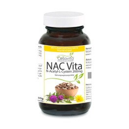 NAC с растительными экстрактами расторопши и одуванчика в веганских капсулах. Содержит 260 мг N-ацетил-L-цистеина из натуральной ферментации. Произведено в Германии.