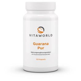 Guarana Pur обеспечивает естественный источник энергии с 180 мг натурального кофеина на суточную норму. Капсулы поддерживают бодрость и концентрацию, являясь природной альтернативой кофе и энергетическим напиткам.