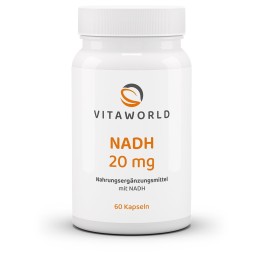 Капсулы с NADH 20 мг и запатентованной технологией микроинкапсуляции помогают сохранить стабильность активного вещества и подходят для ежедневного дополнения рациона.