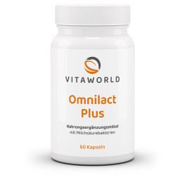 Omnilact Plus содержит 10 миллиардов молочнокислых бактерий из 10 различных штаммов, дополнен инулином и олигофруктозой. Капсула устойчива к желудочному соку и удобна для ежедневного применения.