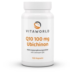 Коэнзим Q10 из натурального источника, полученный методом дрожжевой ферментации. Каждая капсула содержит 100 мг убихинона и подходит для ежедневного дополнения рациона.