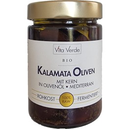 Натуральные био оливки Каламата с косточкой из Греции отличаются насыщенным вкусом, плотной мякотью и ароматом специй. Подходят для закусок, салатов, пасты и средиземноморских блюд.
