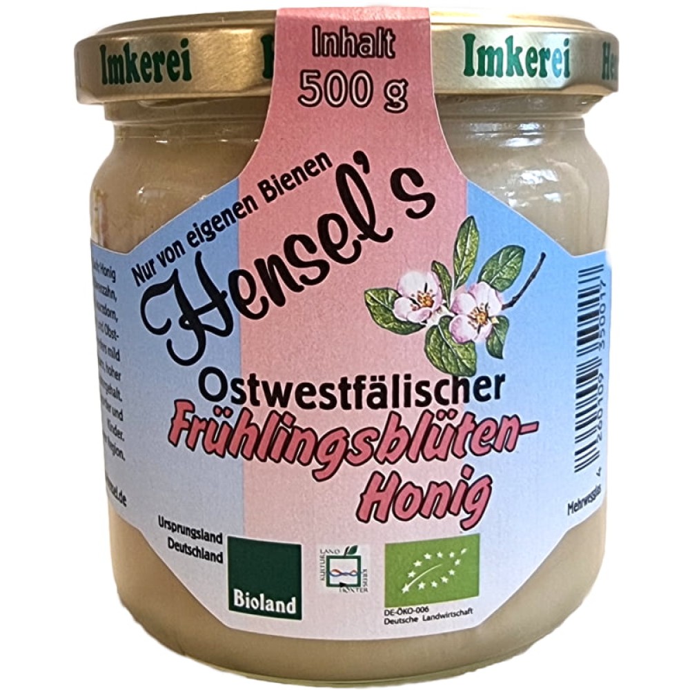 Био весенний цветочный мёд из Германии с мягким цветочным вкусом и нежной кремовой текстурой. Собран из нектара весенних цветов, подходит для напитков, десертов и выпечки.