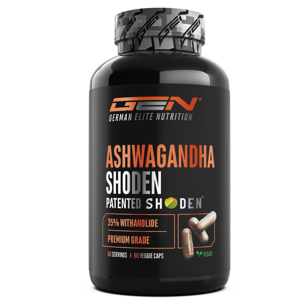 Ашваганда Shoden® с 35% витанолидов в удобных капсулах. Высококонцентрированный экстракт корня для ежедневного применения в периоды повышенных нагрузок и активного образа жизни.